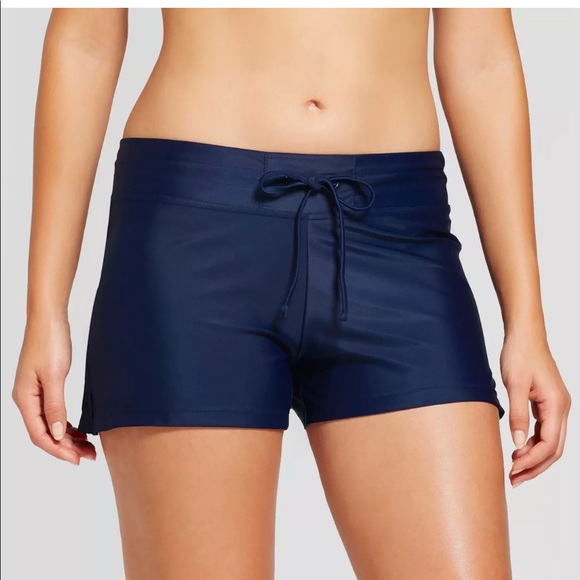 Merona Swim Merona Navy Blue Swim Shorts Drawstring New W Tags Poshmark
